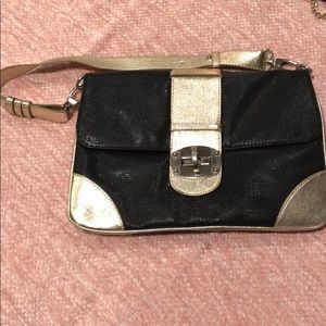 Unique Black and gold purse